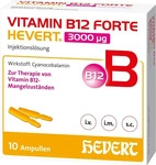 PZN-DE 19831809, Vitamin B12 Forte Hevert 3000 &micro;g Inj.-Lsg.Amp. 10x2 ml