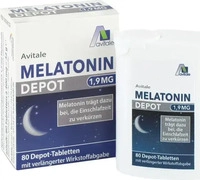 PZN-DE 19216122, Avitale Melatonin 1,9 mg Depot Tabletten 80 St, Grundpreis: &euro;