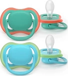 Philips Avent Fopspeen +6m Air nachtblauw/groen 2st 2 St Schnuller, Grundpreis:
