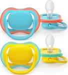 Philips Avent Fopspeen +18m Air geel/turqouise 2st 2 St Schnuller, Grundpreis: &euro;