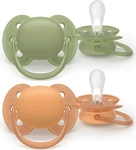 Philips Avent Fopspeen +18m Soft terracotta/kaki 2st 2 St Schnuller, Grundpreis: