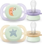 Philips Avent Fopspeen +0m Start night girl 2st 2 St Schnuller, Grundpreis:...