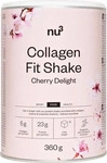 PZN-DE 08112369, nu3 Collagen Fit Shake Cherry Delight 360 g Pulver, Grundpreis: