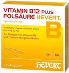 PZN-DE 01893951, Vitamin B12 Plus Fols&auml;ure Hevert a 2 ml Ampullen 2x5x2, Grundpreis: