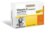 PZN-DE 07260862, Vitamin C-Ratiopharm retard 500 mg Kapseln 30 St Retard-Kapseln,