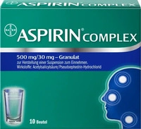 PZN-DE 03227112, Aspirin Complex Btl.m.Gran.z.Herst.e.Susp.z.Einn. 10 St Granulat,