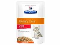 Hills C/D Feline Kat Prescription Diet Stress Kip 12x85 g Beutel