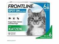 Frontline Spot on K Lösung f.Katzen 6 St Einzeldosispipetten