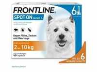 Frontline Spot on H 10 Lösung f.Hunde 6 St Einzeldosispipetten
