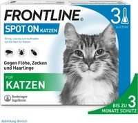 PZN-DE 00662907, Frontline Spot on K L&ouml;sung f.Katzen 3 St Einzeldosispipetten,