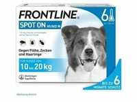 Frontline Spot on H 20 Lösung f.Hunde 6 St Einzeldosispipetten
