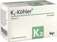 PZN-DE 11335413, K2-K&ouml;hler Kapseln 100 St, Grundpreis: &euro; 0,29 / St&uuml;ck