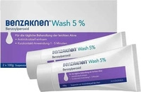 PZN-DE 09206298, Benzaknen Wash 5% Suspension 2x100 g, Grundpreis: &euro; 92,- / kg