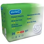 Alvita All-in-One Inkontinenzhose super large Tag 24 St Einweghosen