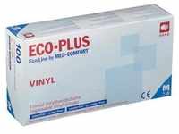 Eco-Plus U.Hands.Vinyl unste.puderfrei M weiß 100 St Handschuhe