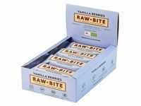 Rawbite Bio Riegel, Vanille-Beere 12x50 g Riegel