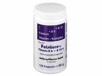 Folsäure+Vitamin B6+B12 Komplex N Kapseln 120 St