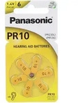 Batterien f.H&ouml;rger&auml;te Panasonic Pr10 6 St