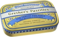 PZN-DE 00560420, Grether's Pastilles Grethers Blackcurrant Silber zf.Past.Dose 60 g
