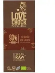 Lovechock Bio rohe Schokolade, 93 % Kakao 70 g Schokolade