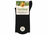 NUR DIE Socke Komfort Bund Bambus* - schwarz 35-38 1 St Strümpfe