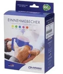 Einnehmebecher m.2 Griffen+Deckel 4mm milchig 1 St Becher