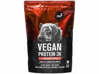 PZN-DE 08101185, nu3 Vegan Protein 3K, Erdbeere, Pulver 1000 g