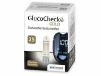 Glucocheck Gold Blutzuckerteststreifen 25 St Teststreifen