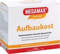 PZN-DE 13923048, Megamax Aufbaukost 4 Sorten Pulver 4x30 g, Grundpreis: &euro; 82,42