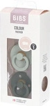 Bibs Fopspeen Latex Sage - Hunter Green 0-6 Maanden 2 St Sauger, Grundpreis: &euro;
