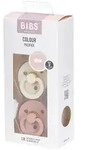 Bibs Fopspeen Ivory/Blush Duo 6-18 2 St Schnuller