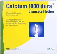PZN-DE 07730316, Calcium-dura Calcium 1000 dura Brausetabletten 100 St, Grundpreis: