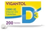 PZN-DE 13155690, Vigantol 1.000 I.e. Vitamin D3 Tabletten 200 St, Grundpreis: &euro;