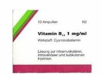 Vitamin B12 Wiedemann 1 mg/ml Injektionslsg.Amp. 10 St Injektionslösung