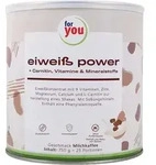 FOR YOU eiwei&szlig; power Milchkaffee Pulver 750 g
