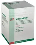 Vliwaktiv Aktivkohle-Saugkomp.steril 10x10 cm 20 St Kompressen