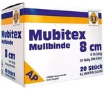 Mubitex Mullbinden 8 cm ohne Cello 20 St Binden