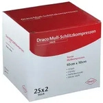 Schlitzkompressen Mull 10x10 cm steril 12fach 25x2 St Kompressen