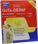 PZN-DE 08880041, Gothaplast Gota-Derm thin hydrokoll.Wundpfl.steril 10x10 cm 10...