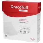 Dracot&uuml;ll Silik.10x10cm silikonbesch.Wundkont.Aufl 10 St Verband