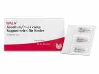 Aconitum/China comp.Kindersuppositorien 10x1 g Kinder-Suppositorien