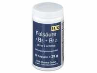 Folsäure+B6+B12 ohne Lactose Kapseln 90 St