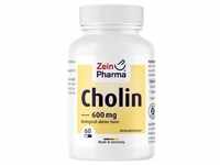 Cholin 600 mg rein aus Bitartrat veg.Kapseln 60 St Kapseln