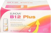 PZN-DE 14299942, Eunova B12 Plus Trinkfl&auml;schchen 30x8 ml L&ouml;sung zum Einnehmen,