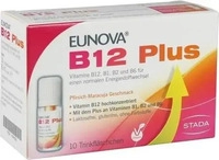 PZN-DE 14299936, Eunova B12 Plus Trinkfl&auml;schchen 10x8 ml L&ouml;sung zum Einnehmen,
