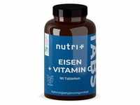 Nutri+ Eisen + Vitamin C 90 St Tabletten