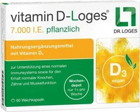 Vitamin D-Loges 7.000 I.e. pflanzlich Wochendepot 60 St Weichkapseln