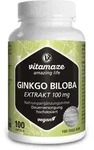Ginkgo Biloba 100 mg hochdosiert vegan Kapseln St