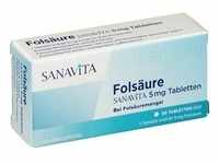 Folsäure Sanavita 5 mg Tabletten 50 St
