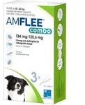 Amflee combo 134/120,6mg Lsg.z.Auf.f.Hunde 10-20kg 3 St L&ouml;sung
